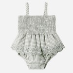 Quincy Mae Quincy Mae - Smocked Skirted Romper