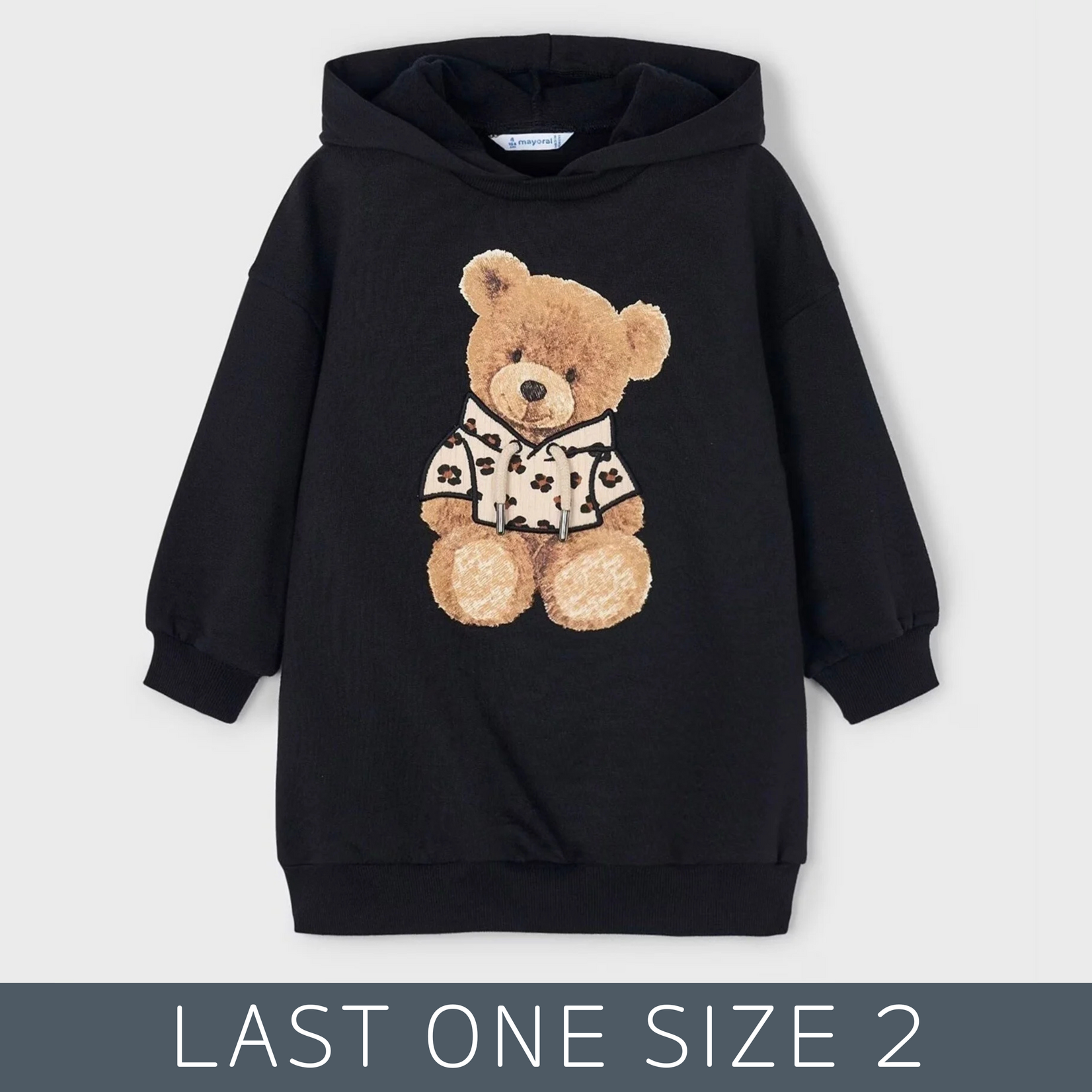 Mayoral Mayoral - Hooded Bear Dress (4928)