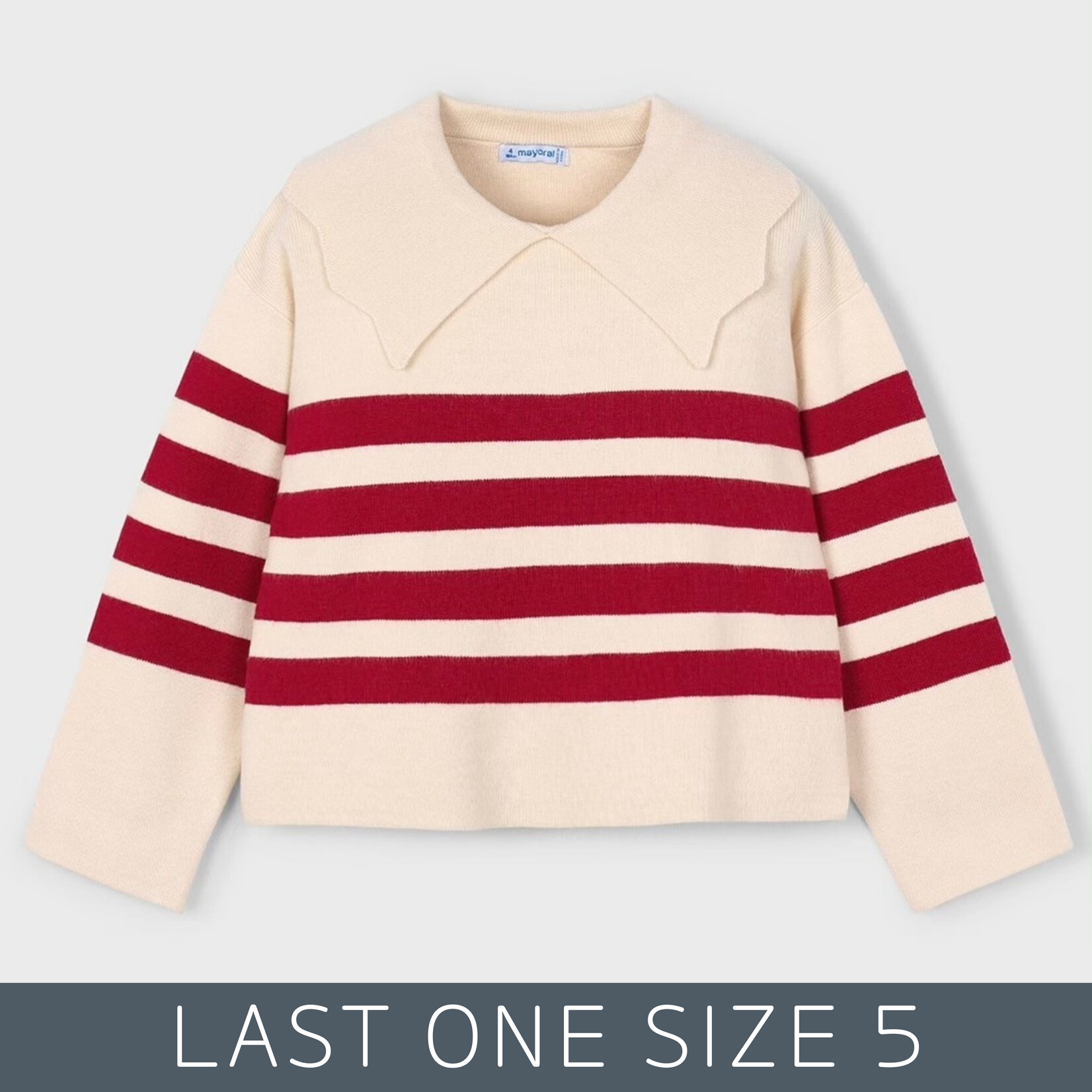 Mayoral Mayoral - Striped Knit Sweater