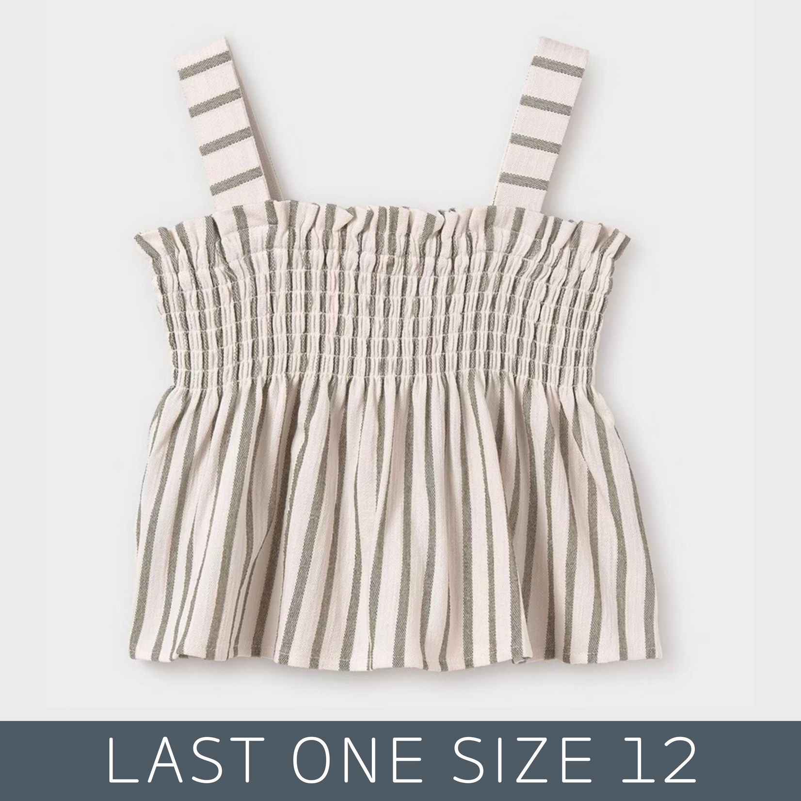 Mayoral Mayoral - Striped Smocked Top