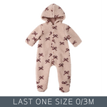 Rylee + Cru Rylee + Cru - Fleece Bows Jumpsuit