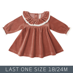 Quincy Mae Quincy Mae - Velour Dress