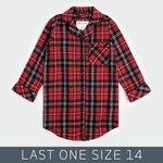 Petit Lem Petit Lem - Plaid Flannel Night Gown