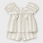 Mayoral Mayoral - Striped Shirt + Short Set (1211)