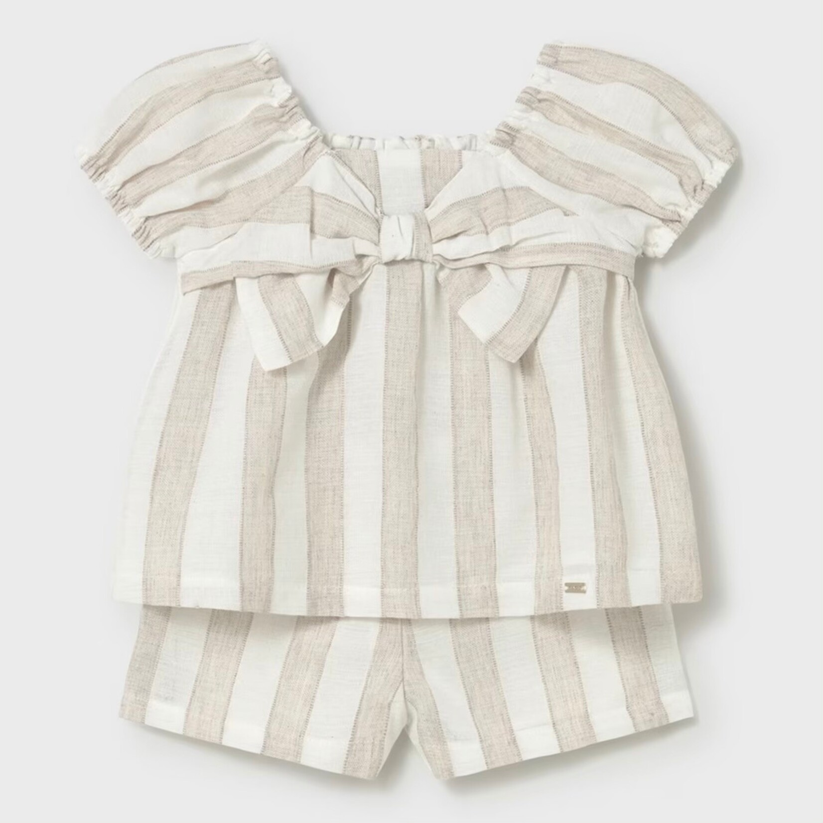 Mayoral Mayoral - Striped Shirt + Short Set (1211)