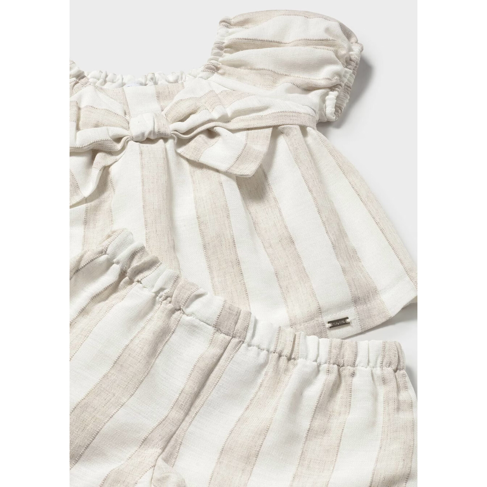 Mayoral Mayoral - Striped Shirt + Short Set (1211)