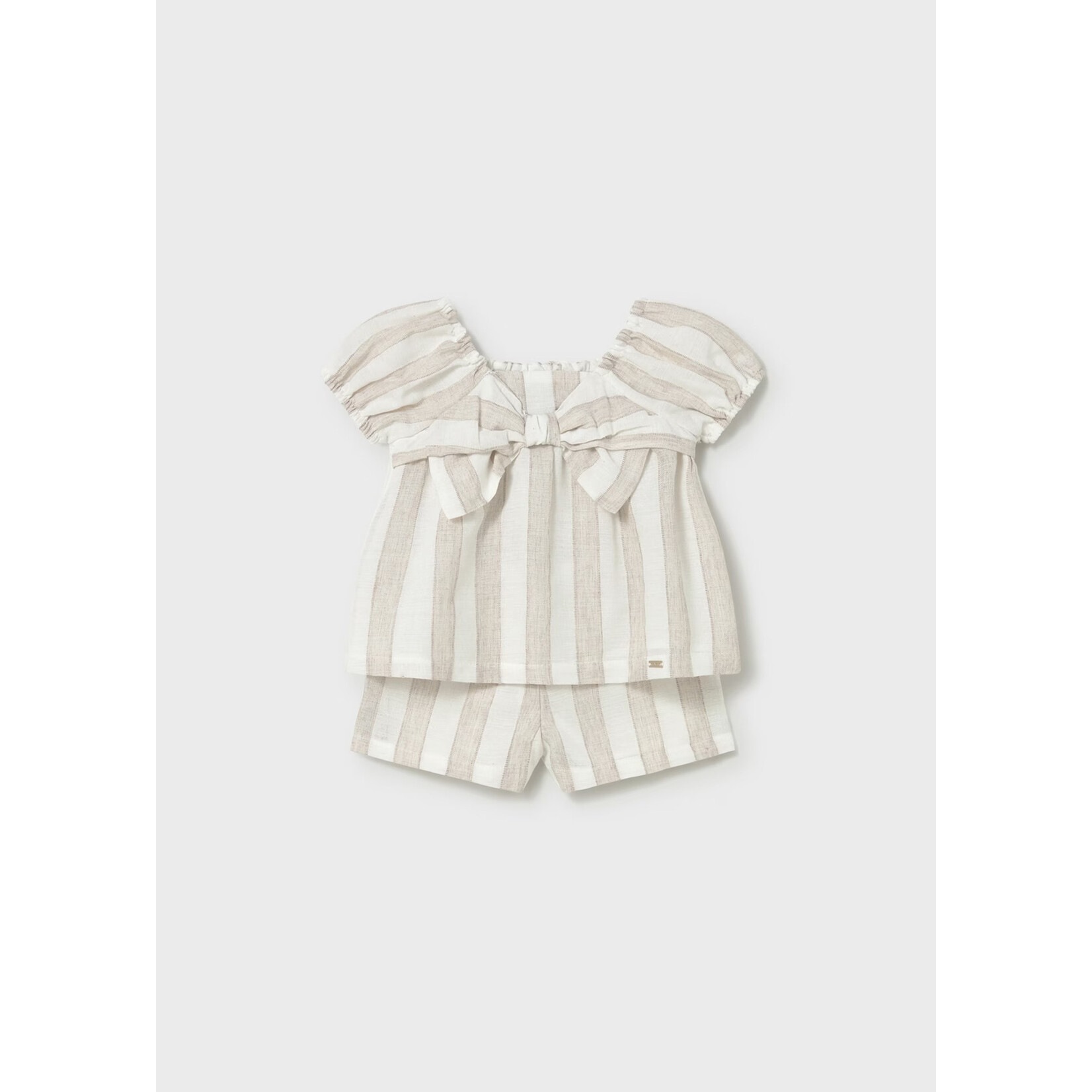 Mayoral Mayoral - Striped Shirt + Short Set (1211)