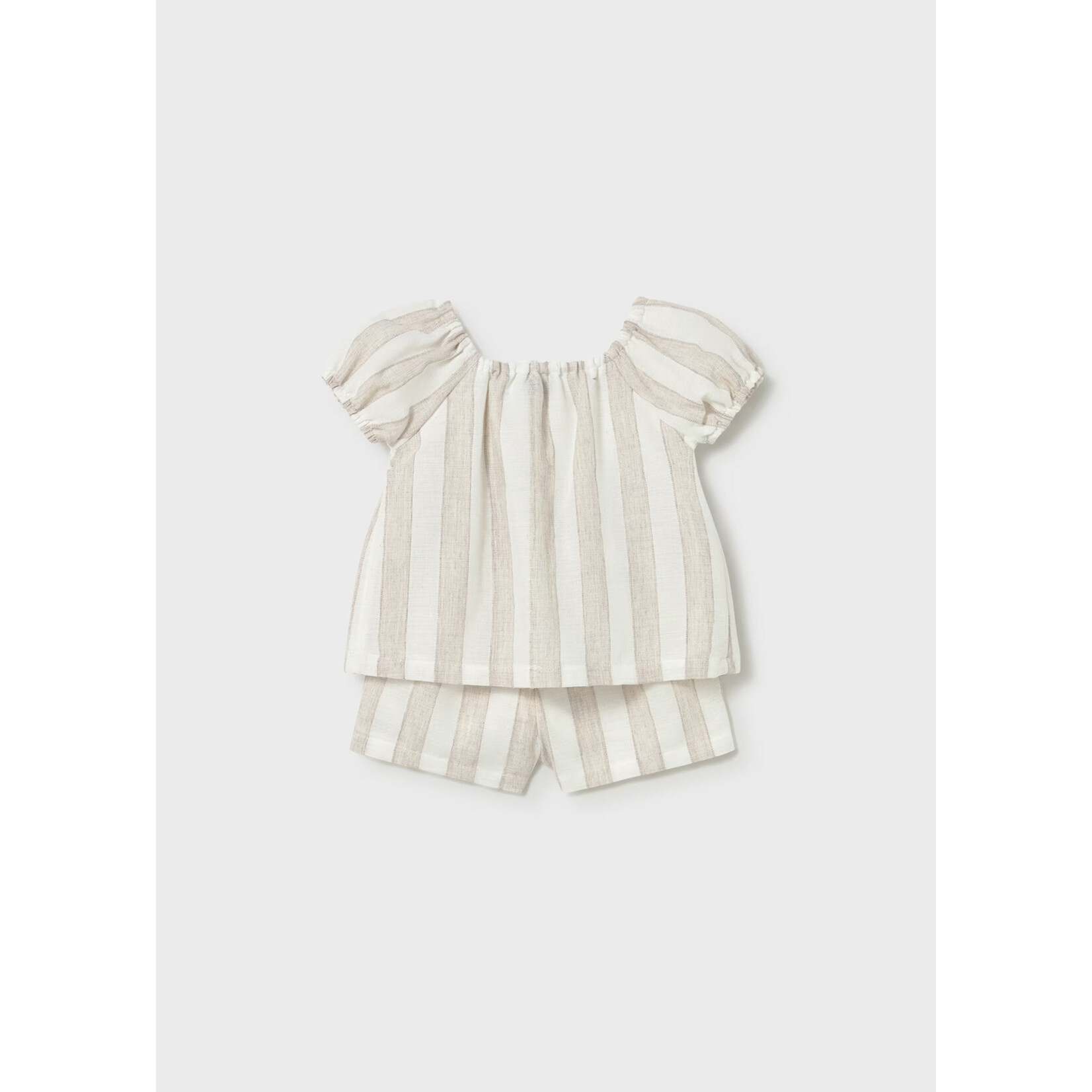 Mayoral Mayoral - Striped Shirt + Short Set (1211)