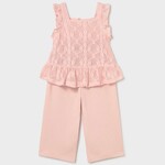 Mayoral Mayoral - Crochet Top + Pant Set (1515)