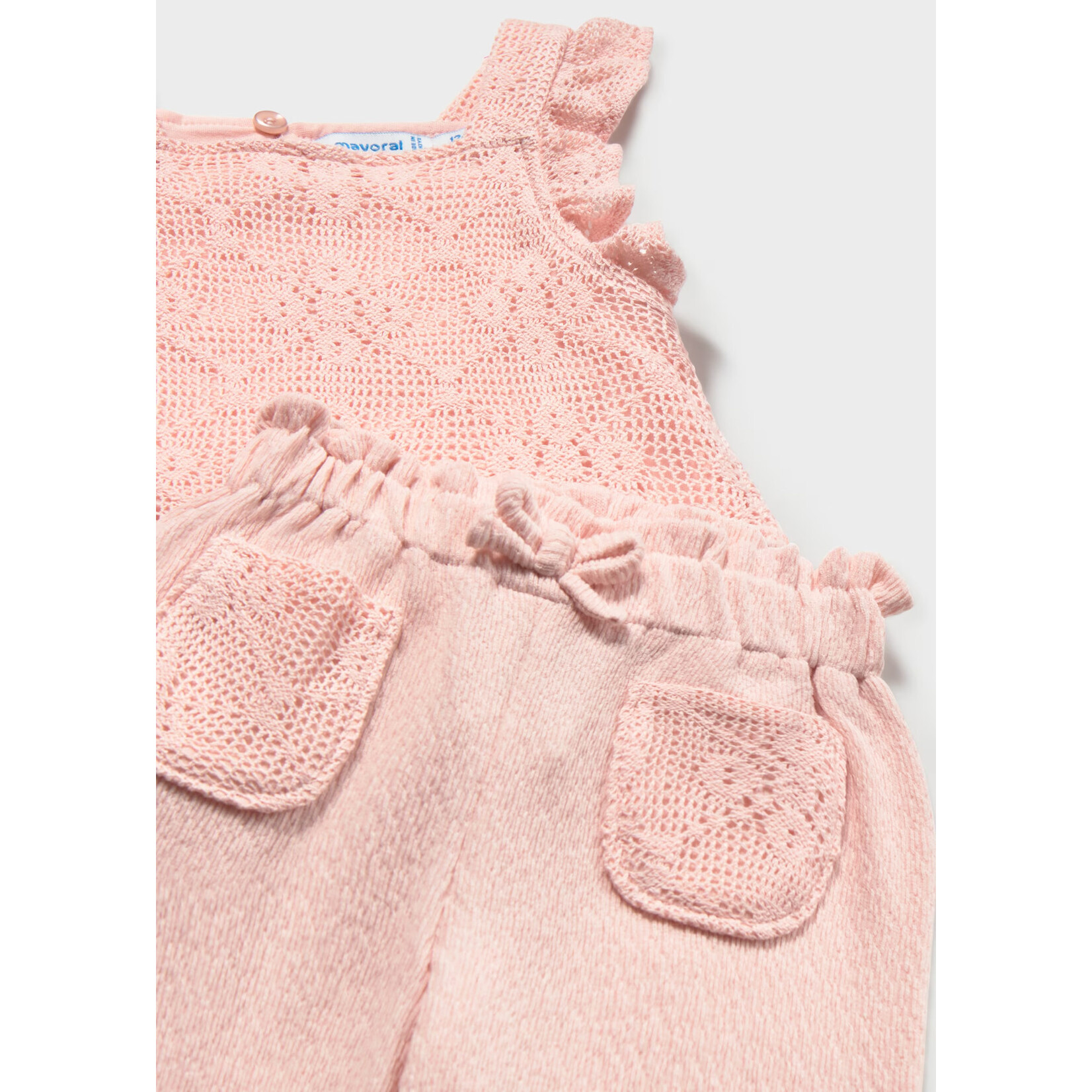 Mayoral Mayoral - Crochet Top + Pant Set (1515)