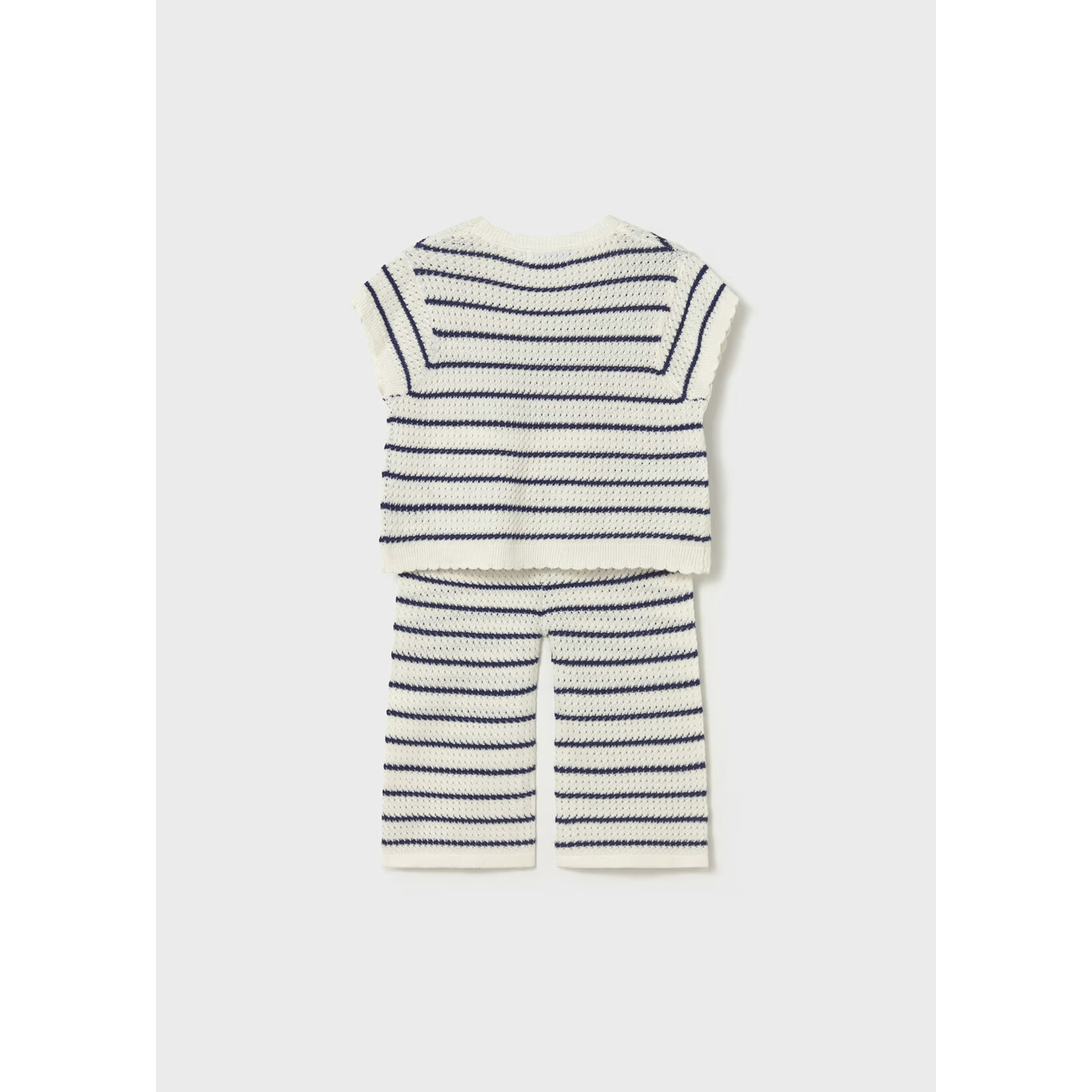 Mayoral Mayoral - Knit Heart Top + Pant Set (1516)