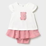 Mayoral Mayoral - Teddy Bear T-Shirt & Skirt Set (1819)