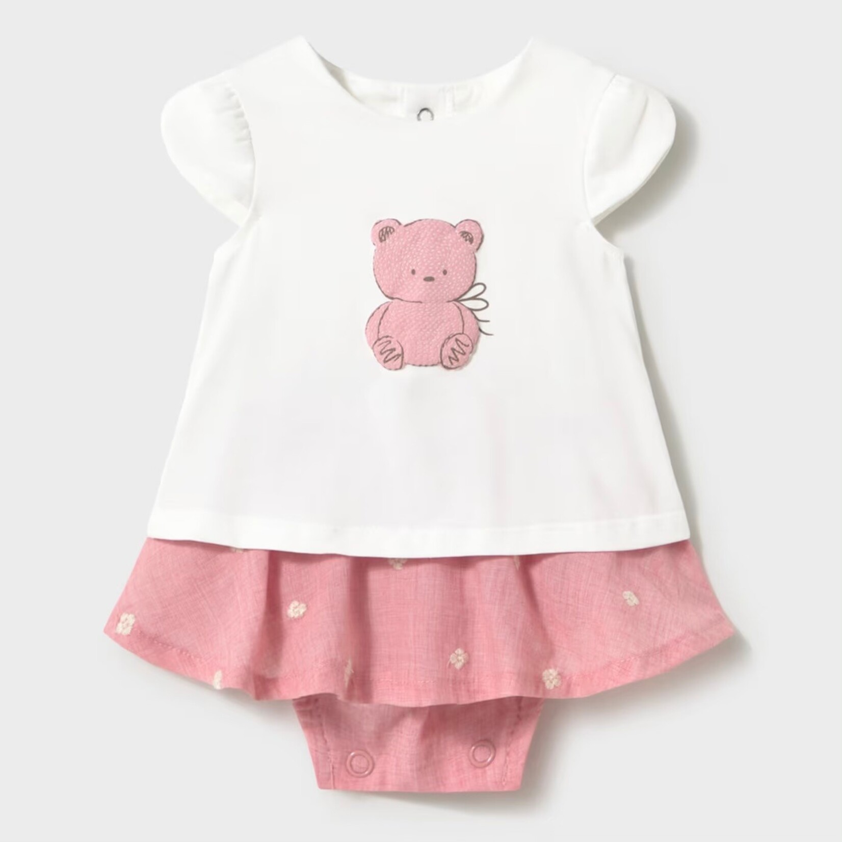 Mayoral Mayoral - Teddy Bear T-Shirt & Skirt Set (1819)