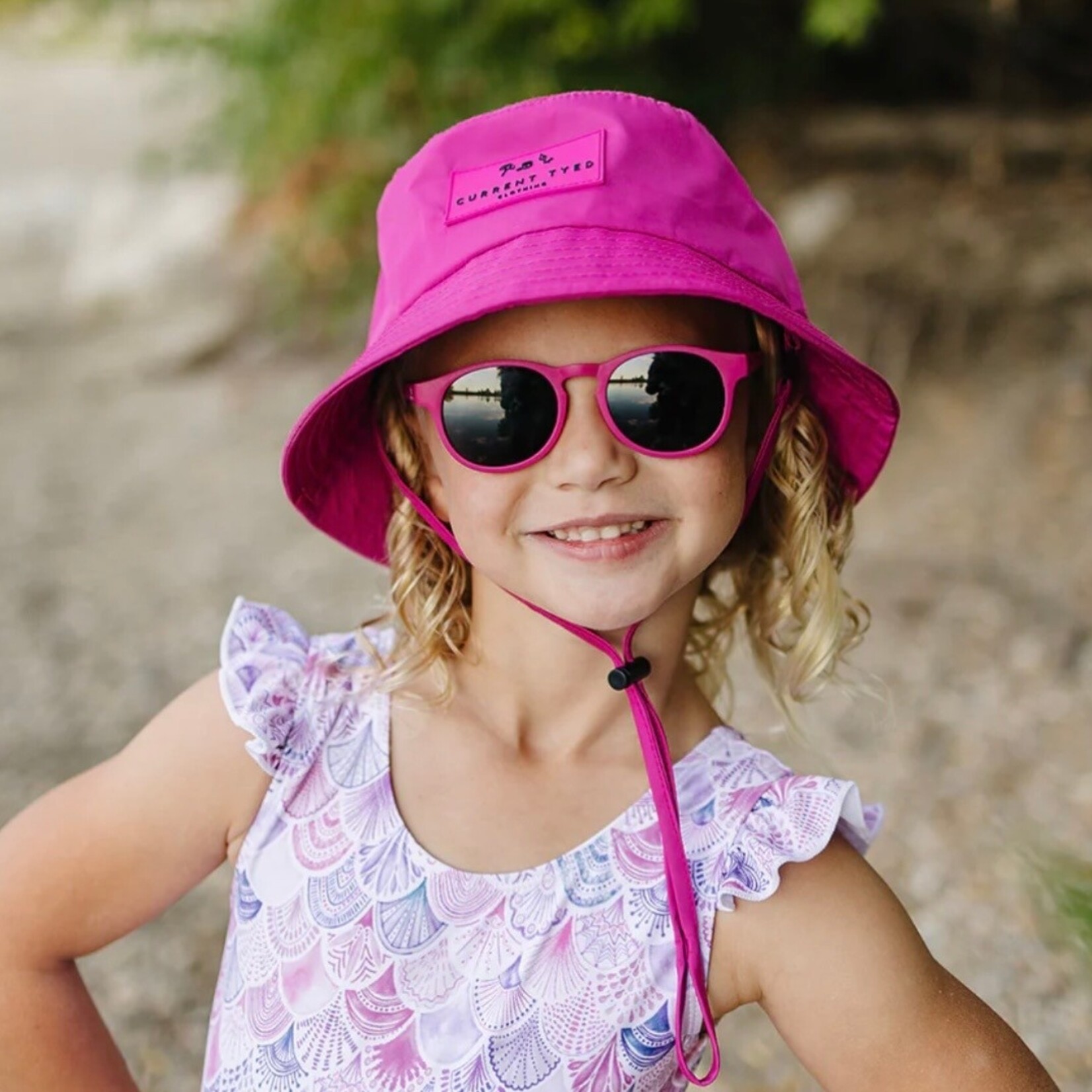 Current Tyed Current Tyed - Waterproof Bucket Hat | Hot Pink