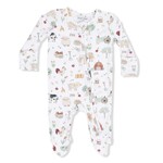 Angel Dear Angel Dear - Cute Farm Animals 2 -Way  Zipper Footie