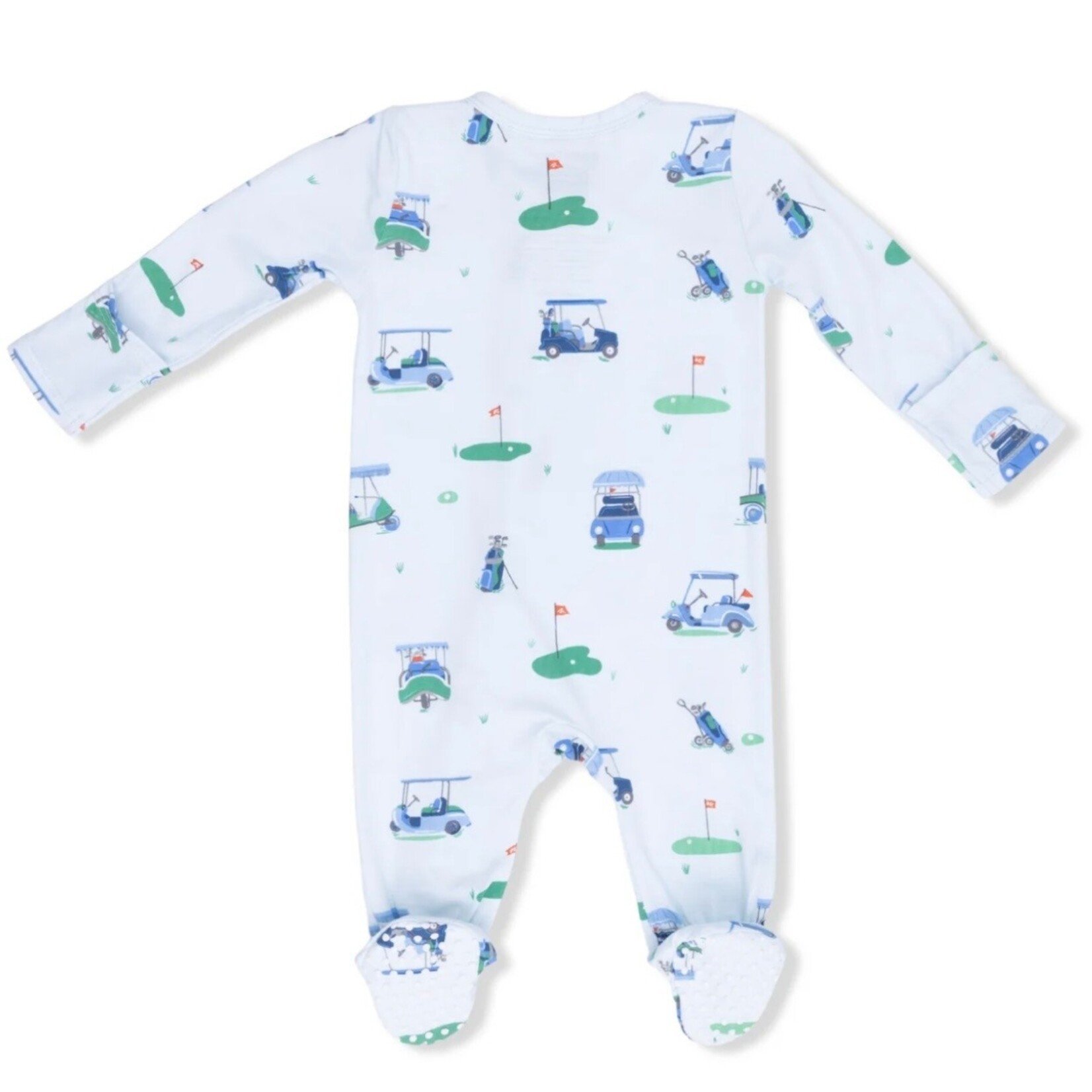 Angel Dear Angel Dear - Vintage Golf Carts2 -Way  Zipper Footie