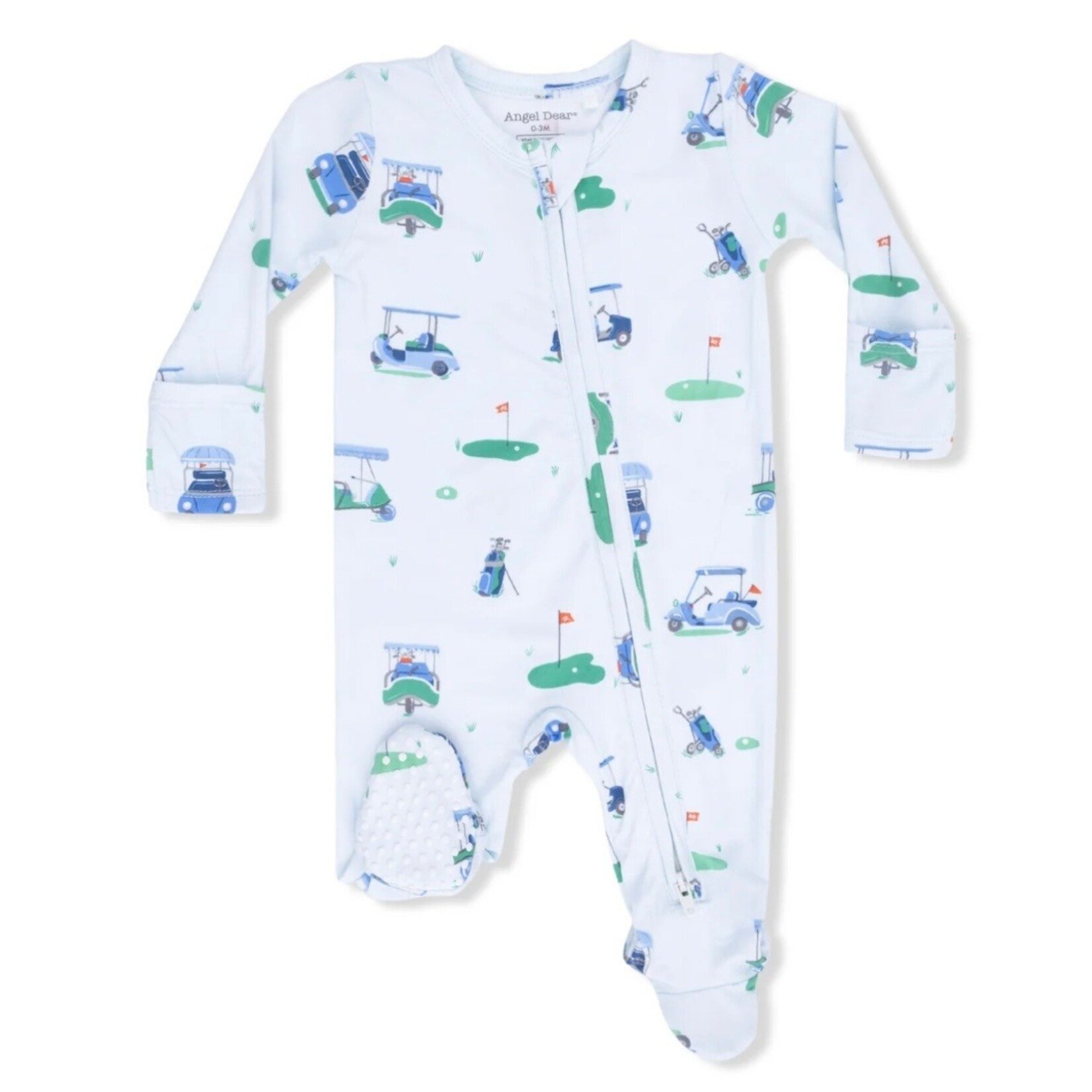 Angel Dear Angel Dear - Vintage Golf Carts2 -Way  Zipper Footie