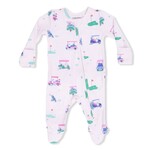 Angel Dear Angel Dear - Vintage Golf Carts 2 -Way   Ruffle Zipper Footie