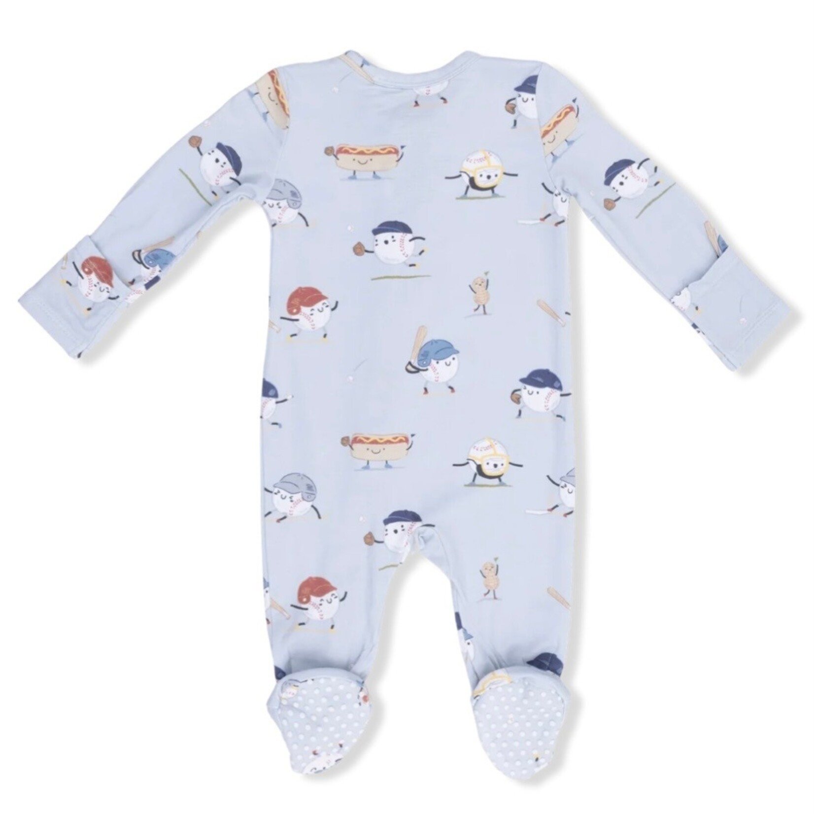 Angel Dear Angel Dear - Baseball Playing Baseball 2 -Way  Zipper Footie