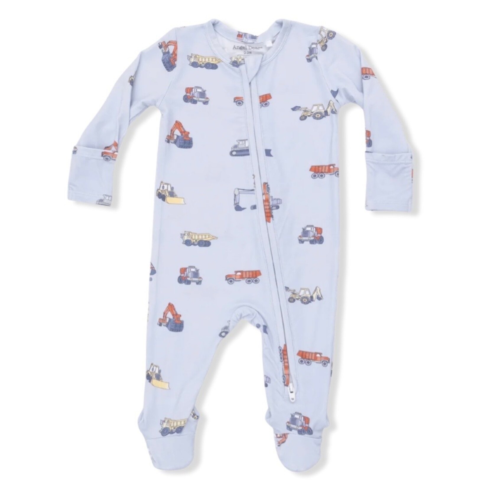Angel Dear Angel Dear - Construction Vehicles 2 -Way  Zipper Footie