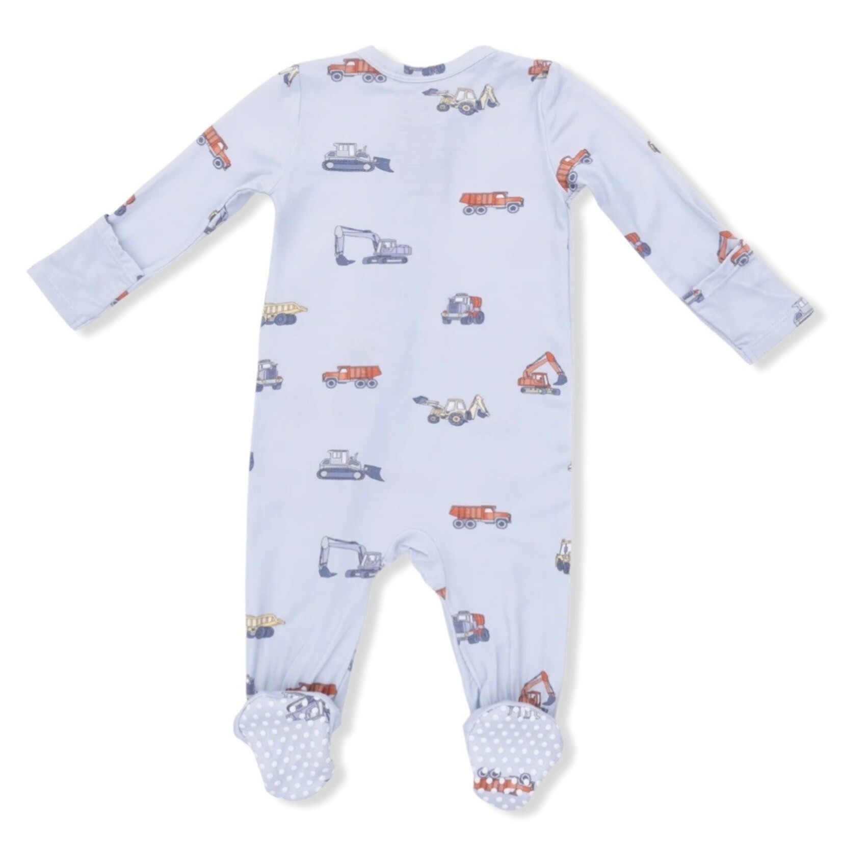 Angel Dear Angel Dear - Construction Vehicles 2 -Way  Zipper Footie