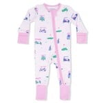 Angel Dear Angel Dear - Vintage Golf  Carts Convertible Zipper Romper