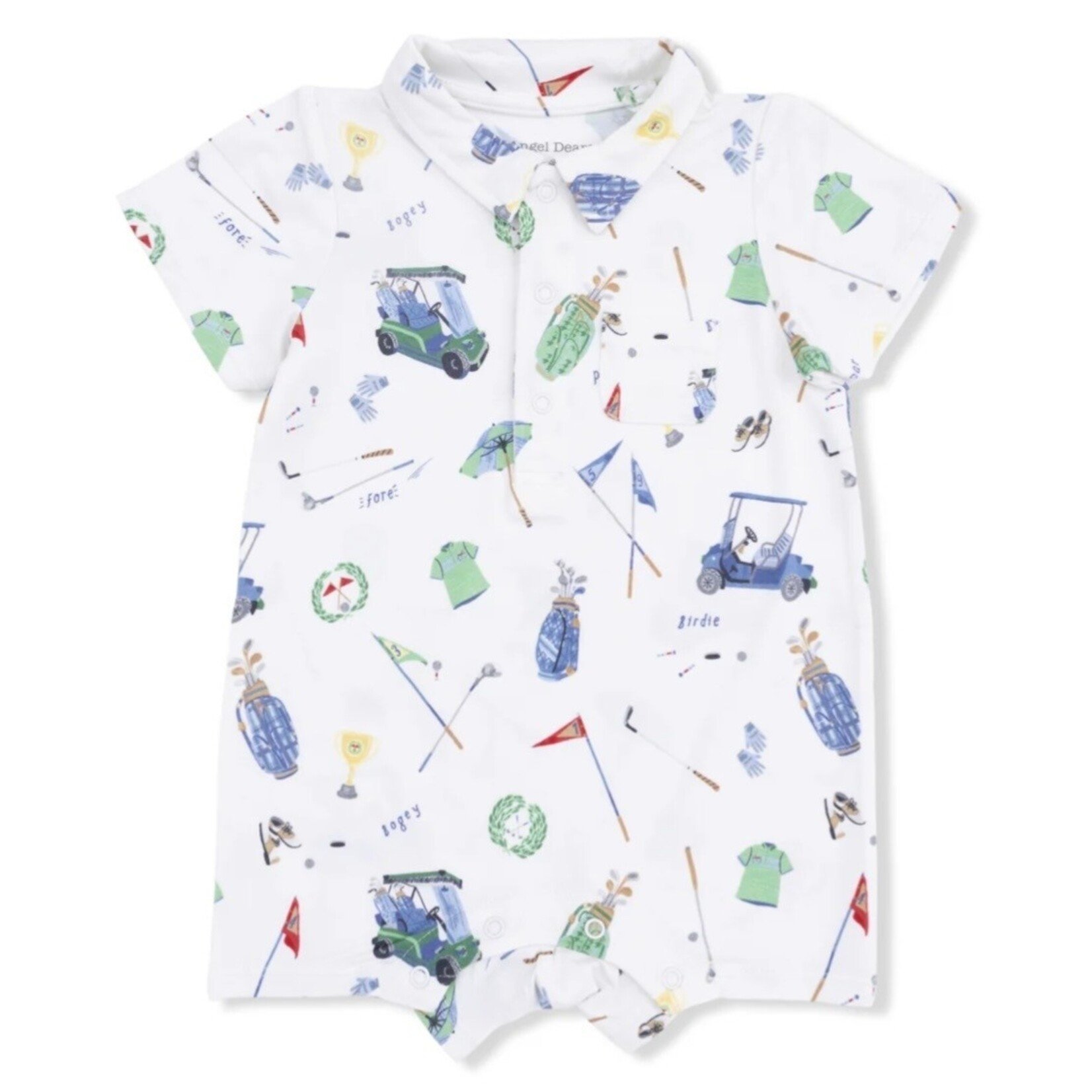 Angel Dear Angel Dear - Polo Golf Things Shortie Romper