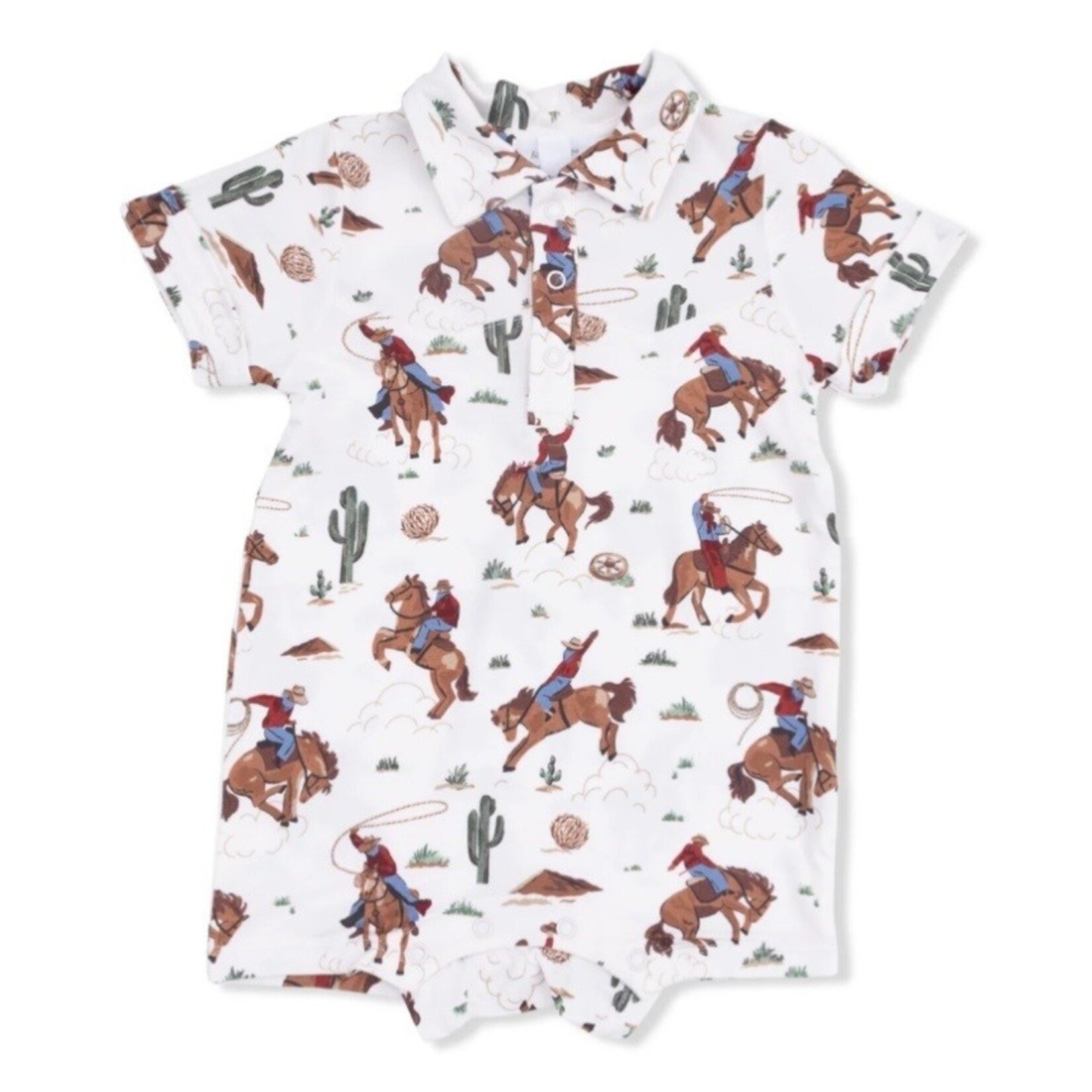 Angel Dear Angel Dear - Bukaroo Cowboy Shortie Romper