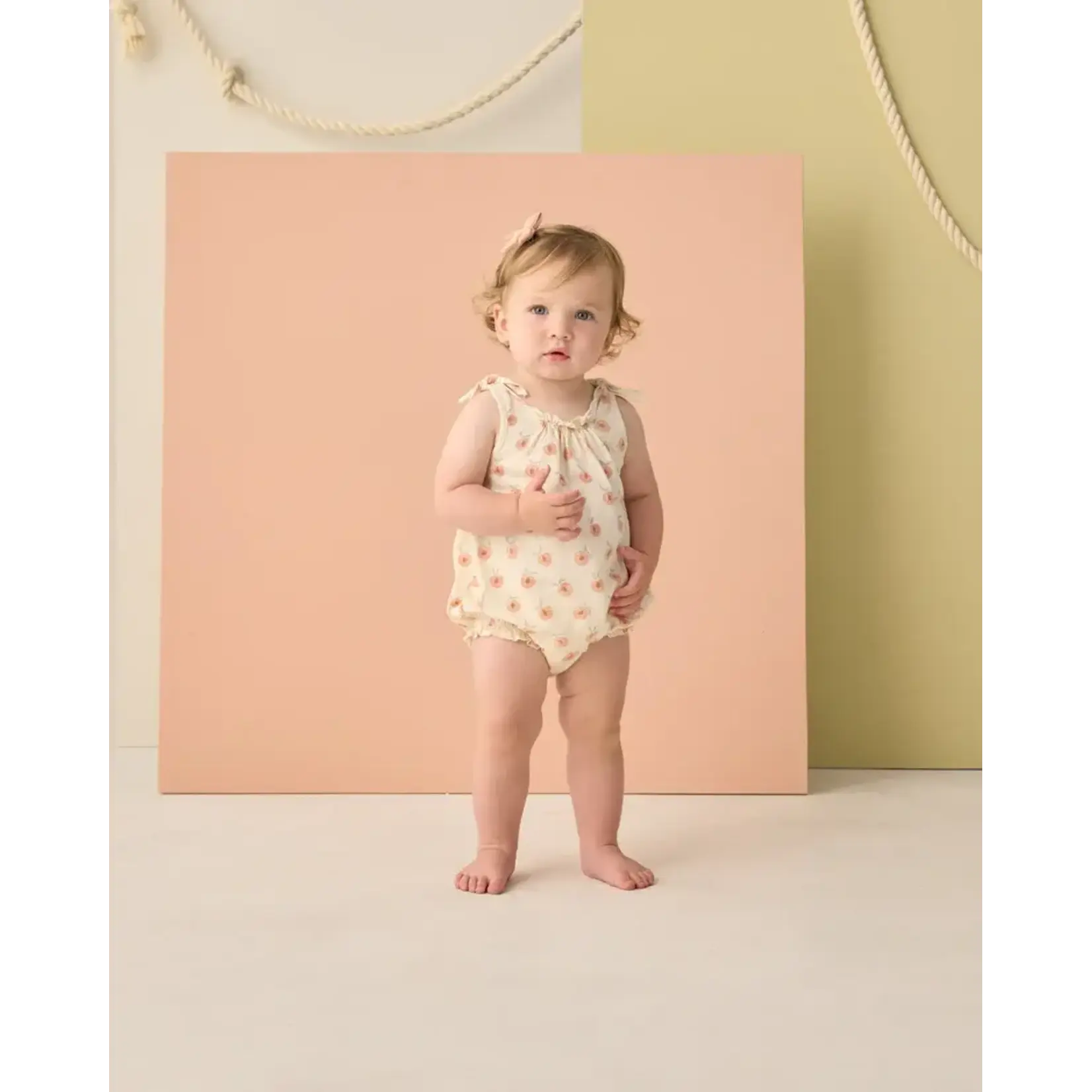 Rylee + Cru Rylee + Cru - Shoulder Tie Bubble Romper