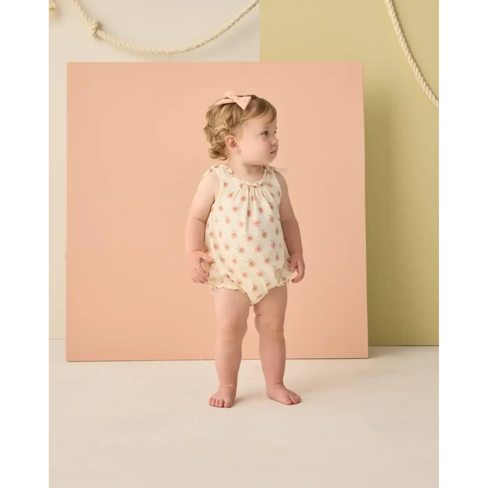 Rylee + Cru Rylee + Cru - Shoulder Tie Bubble Romper