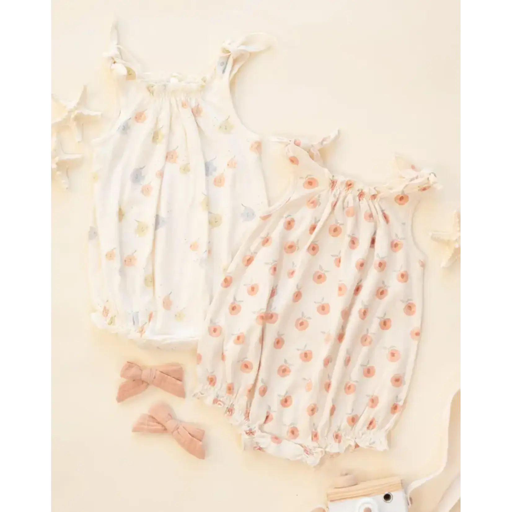 Rylee + Cru Rylee + Cru - Shoulder Tie Bubble Romper