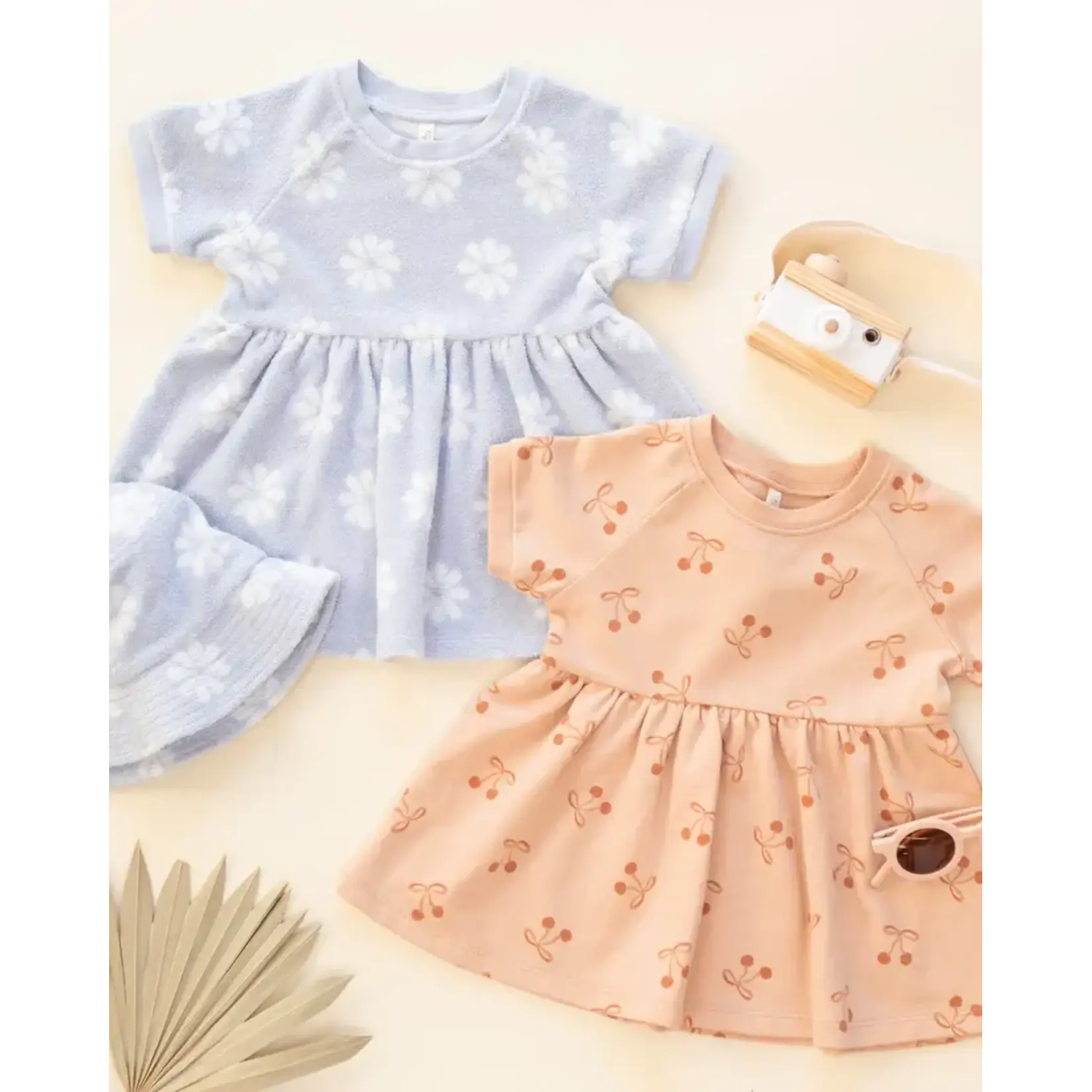 Rylee + Cru Rylee + Cru - Raglan Cherry Bow Dress