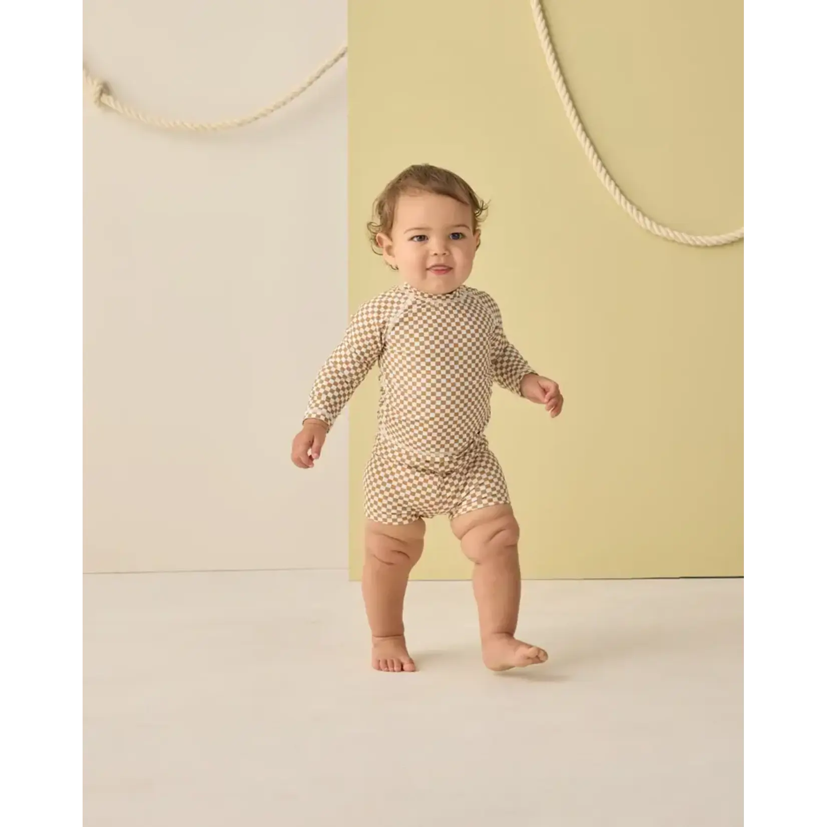 Rylee + Cru Rylee + Cru - Checkered Rashguard Set