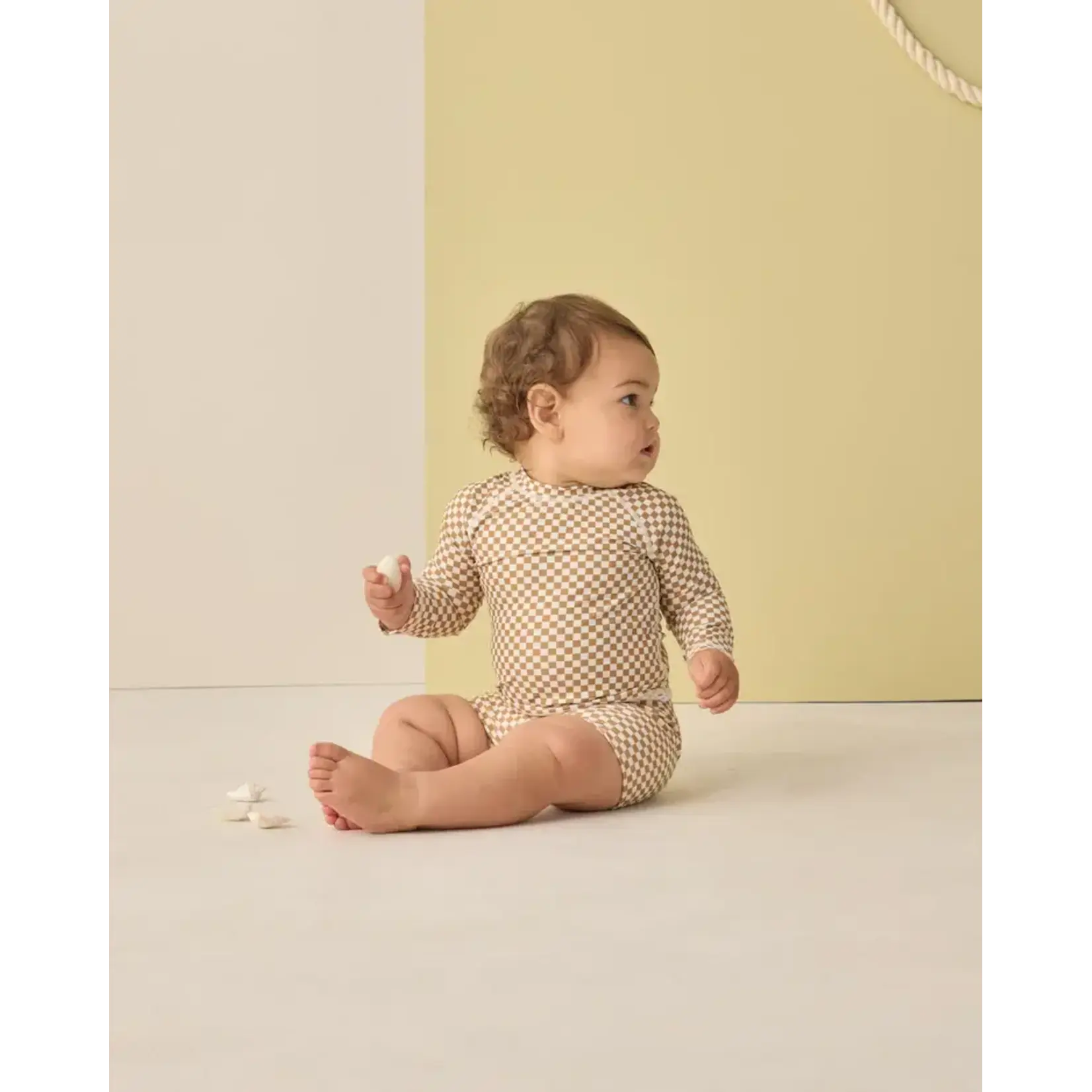 Rylee + Cru Rylee + Cru - Checkered Rashguard Set