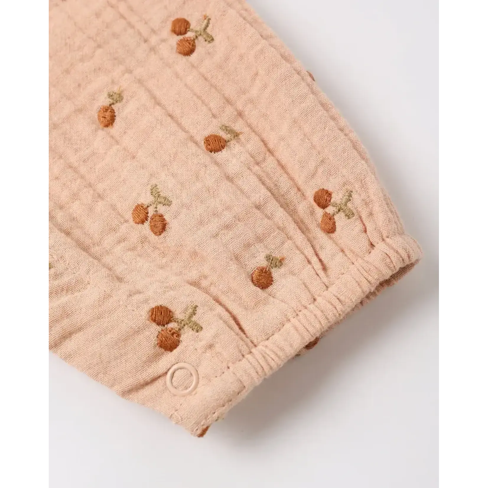 Rylee + Cru Rylee + Cru - Kinsley Jumpsuit Cherry Embroidery