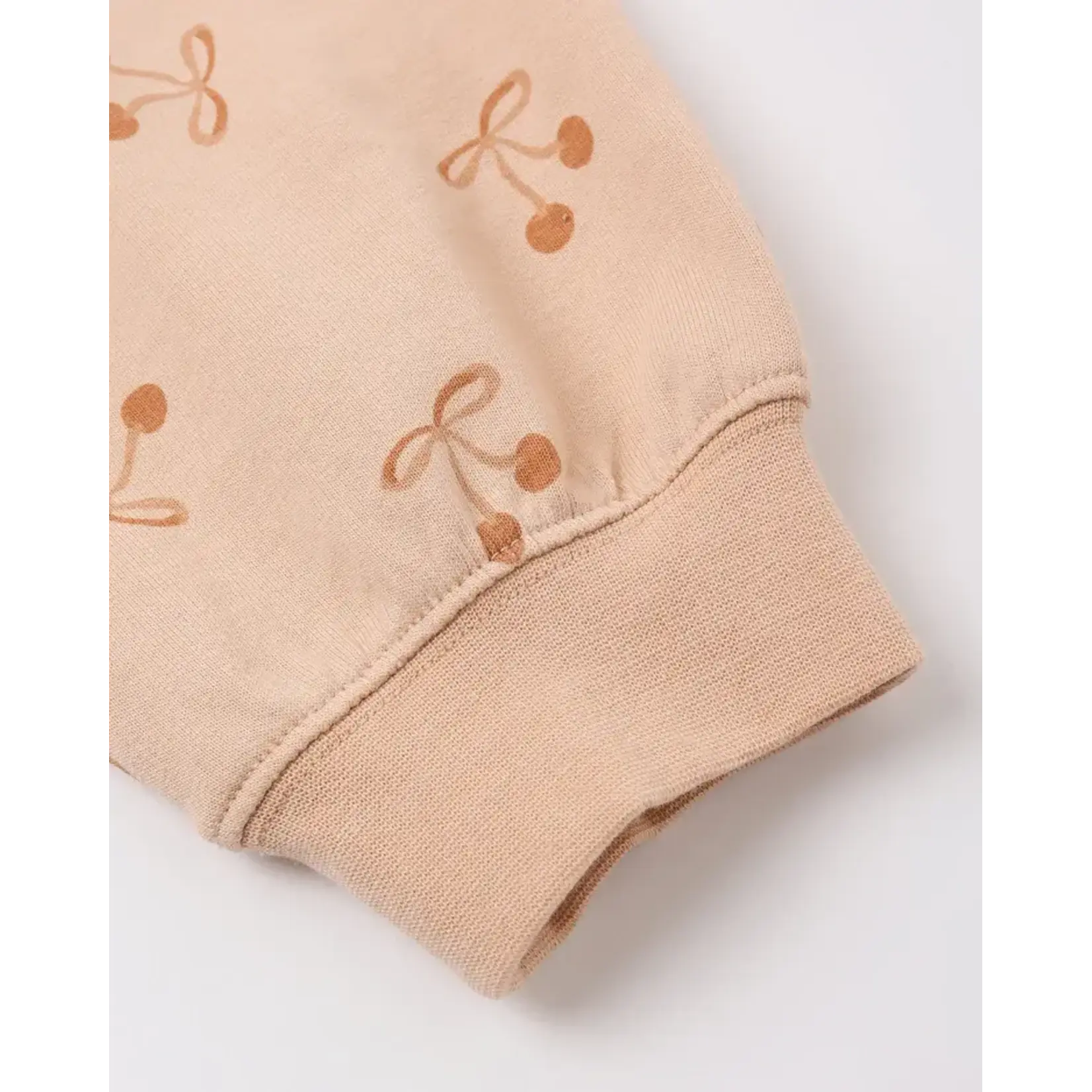 Rylee + Cru Rylee + Cru - Summer Terry Set with Cherry Bows