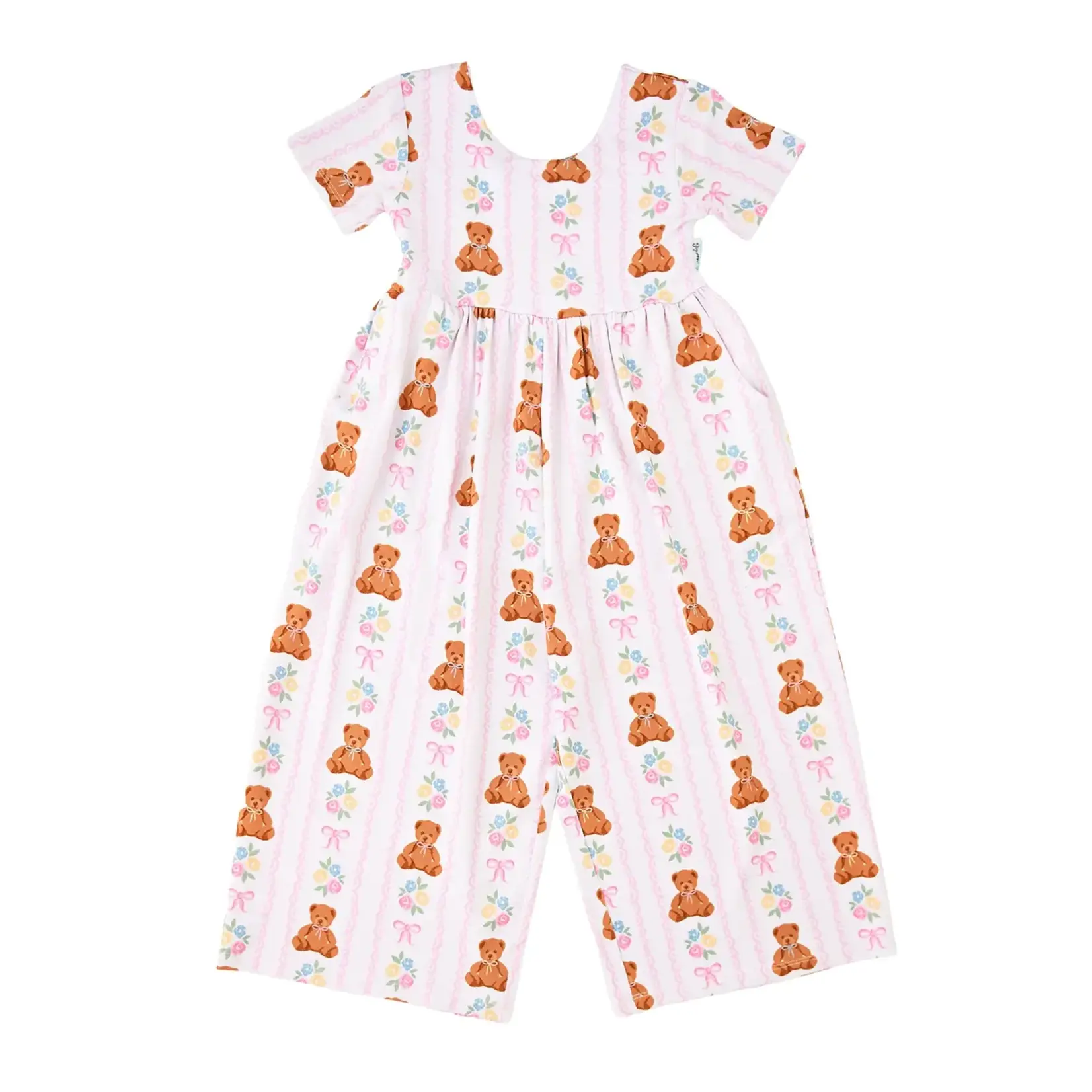 Gigi & Max Gigi & Max - Gillian Wide LEg Bamboo Romper