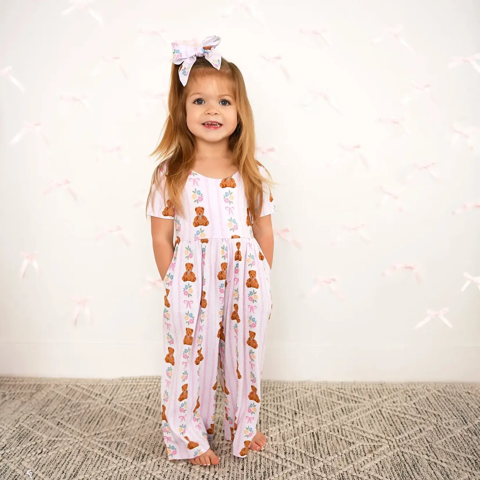 Gigi & Max Gigi & Max - Gillian Wide LEg Bamboo Romper