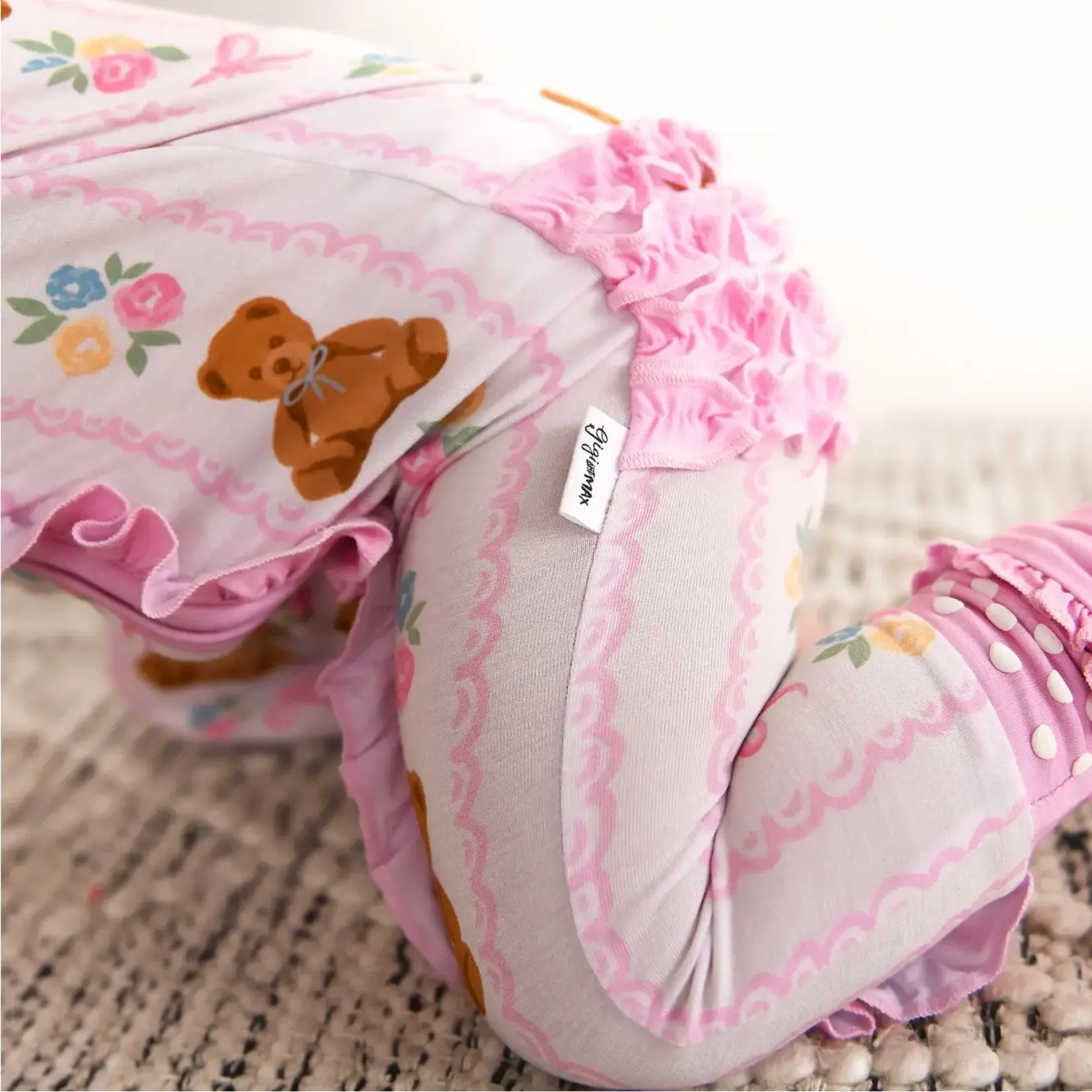 Gigi & Max Gigi & Max - Gillian Ruffle  Bear Zip Bamboo Sleeper