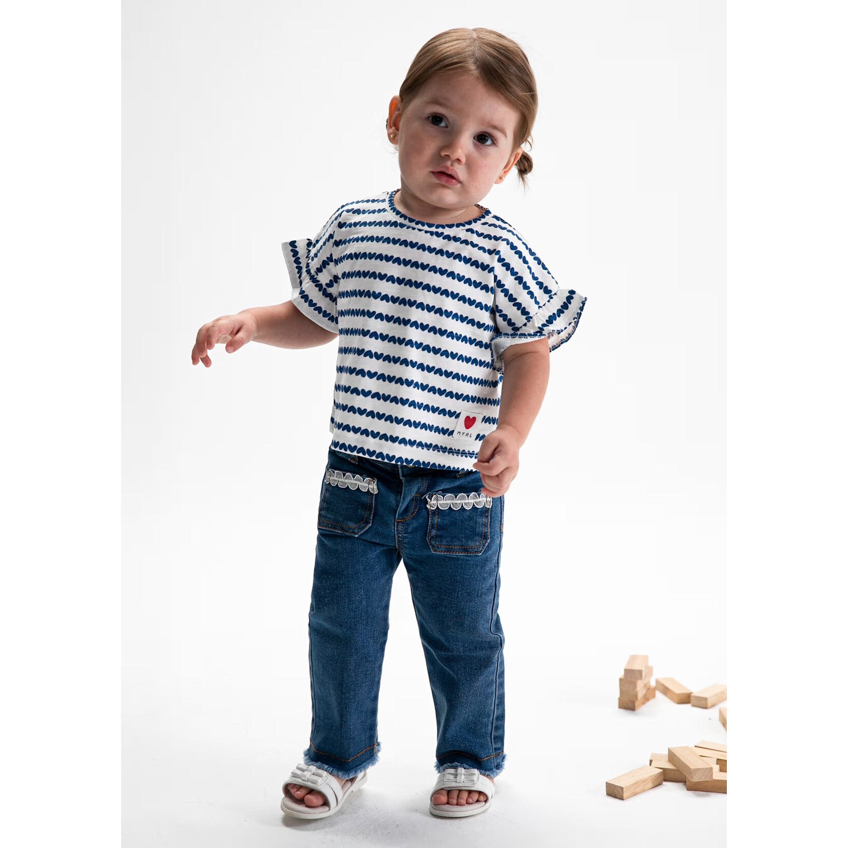 Mayoral Mayoral - Ruffle Sleeve Tee (1082)