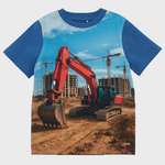 MinyMo Minymo - Red Excavator Tee