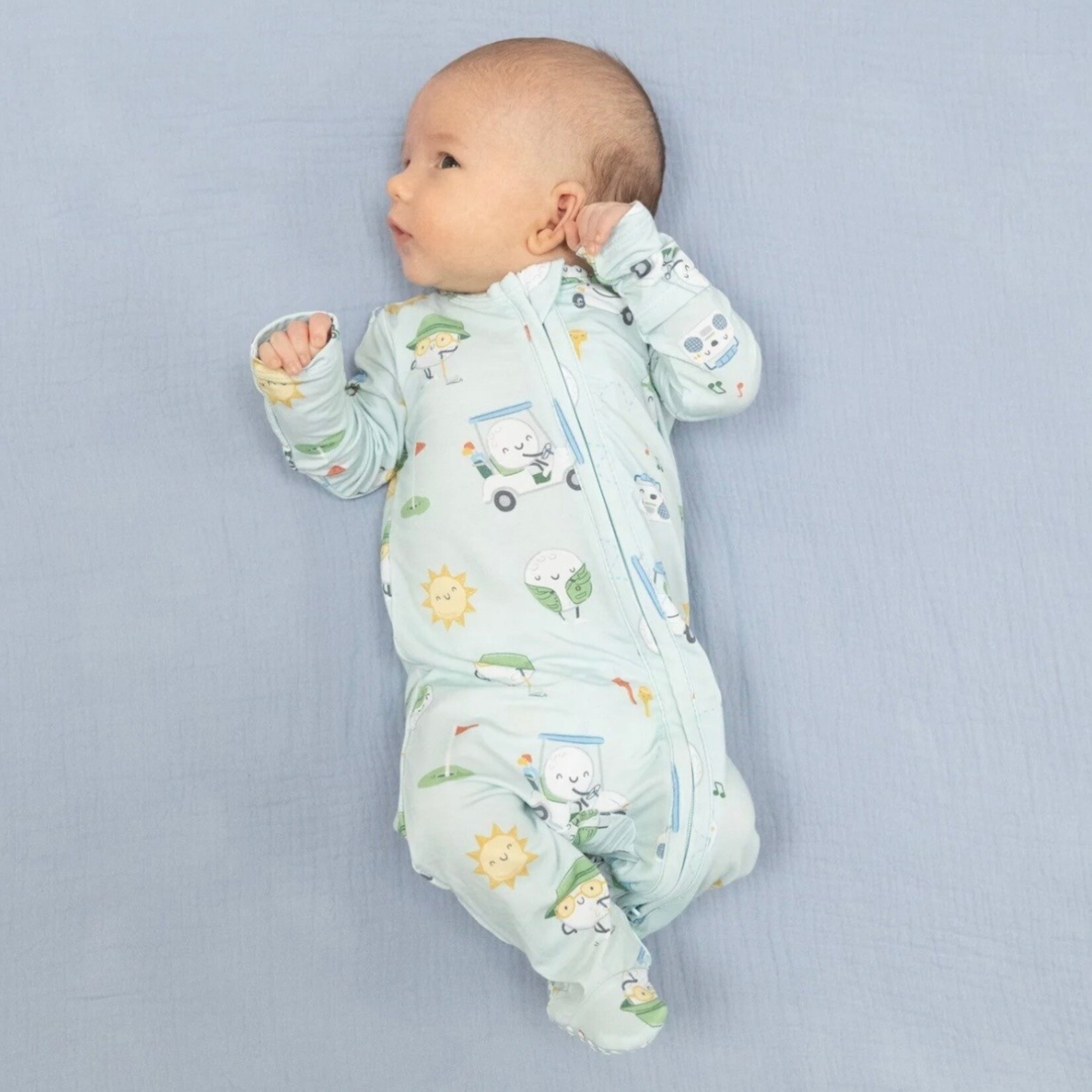 Angel Dear Angel Dear - Golf Pros 2 -Way  Zipper Footie