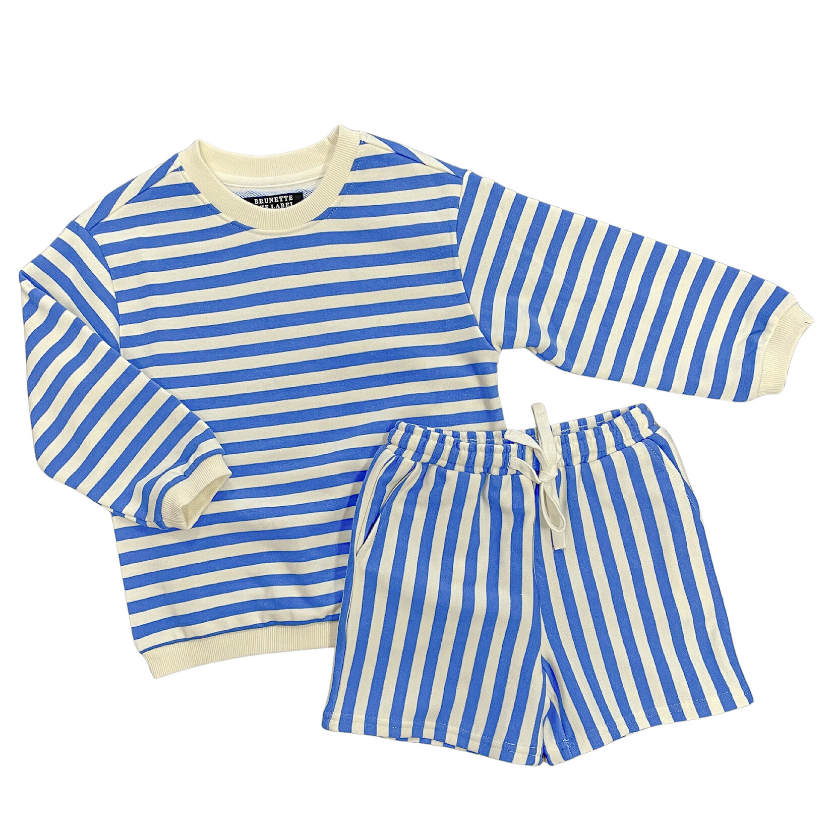 Brunette The Label Brunette The Label - Striped Core Crew