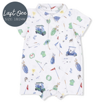 Angel Dear Angel Dear - Polo Golf Things Shortie Romper