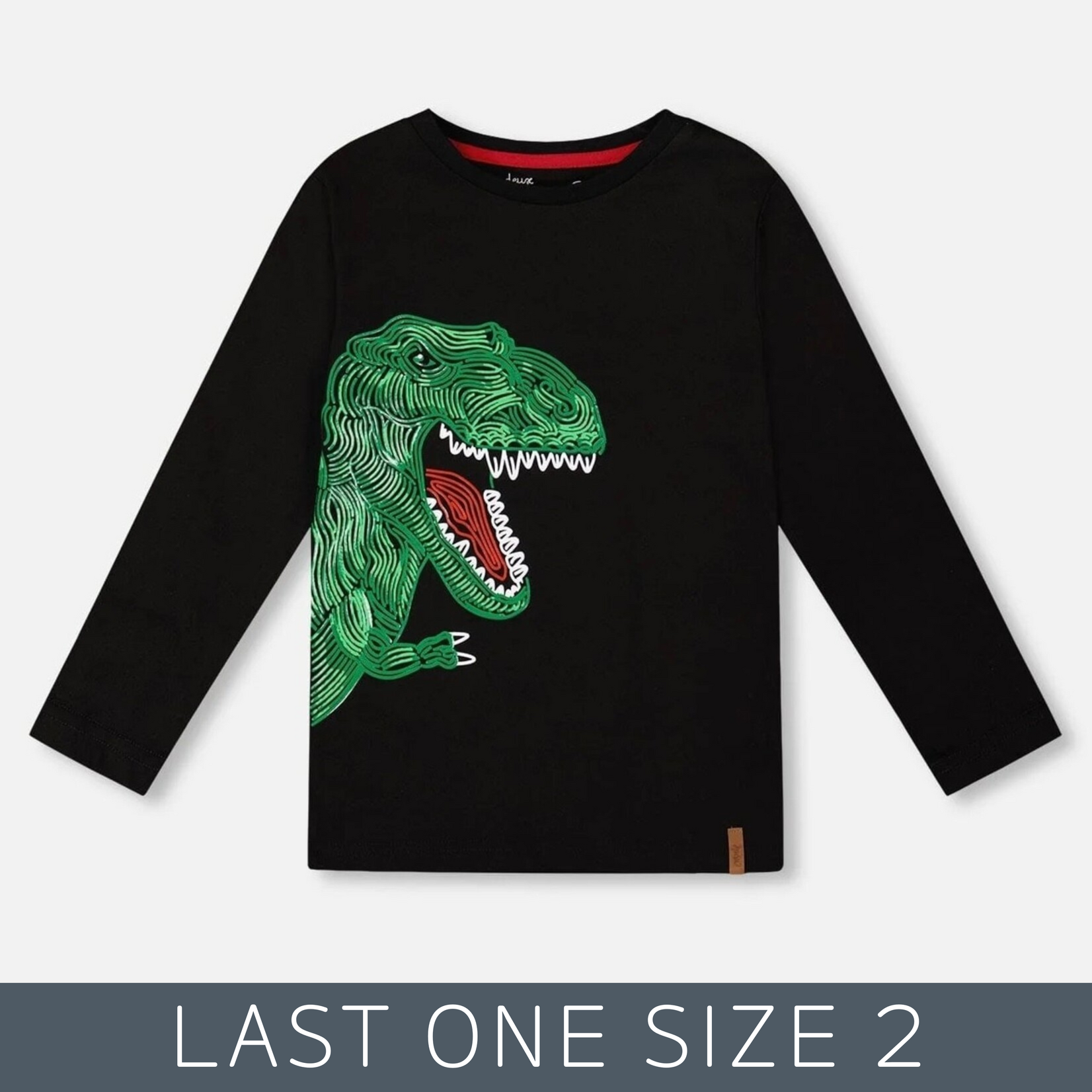 Deux Par Deux Deux Par Deux - Organic Dinosaur L/S T-Shirt