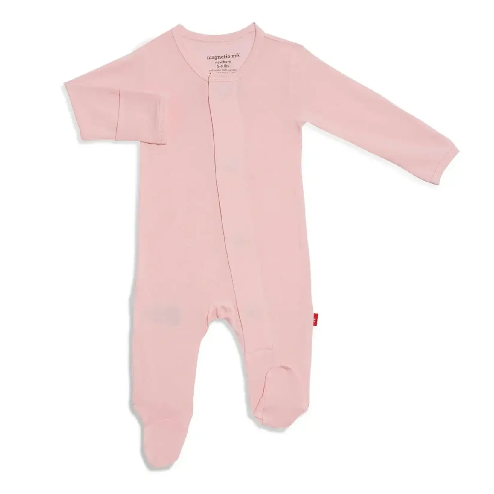 Magnetic Me Magnetic Me - Modal Pink Dogwood Footie