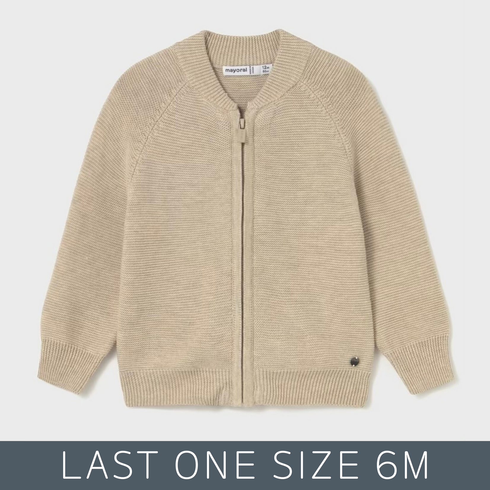Mayoral Mayoral - Knitted Zip Up Sweater