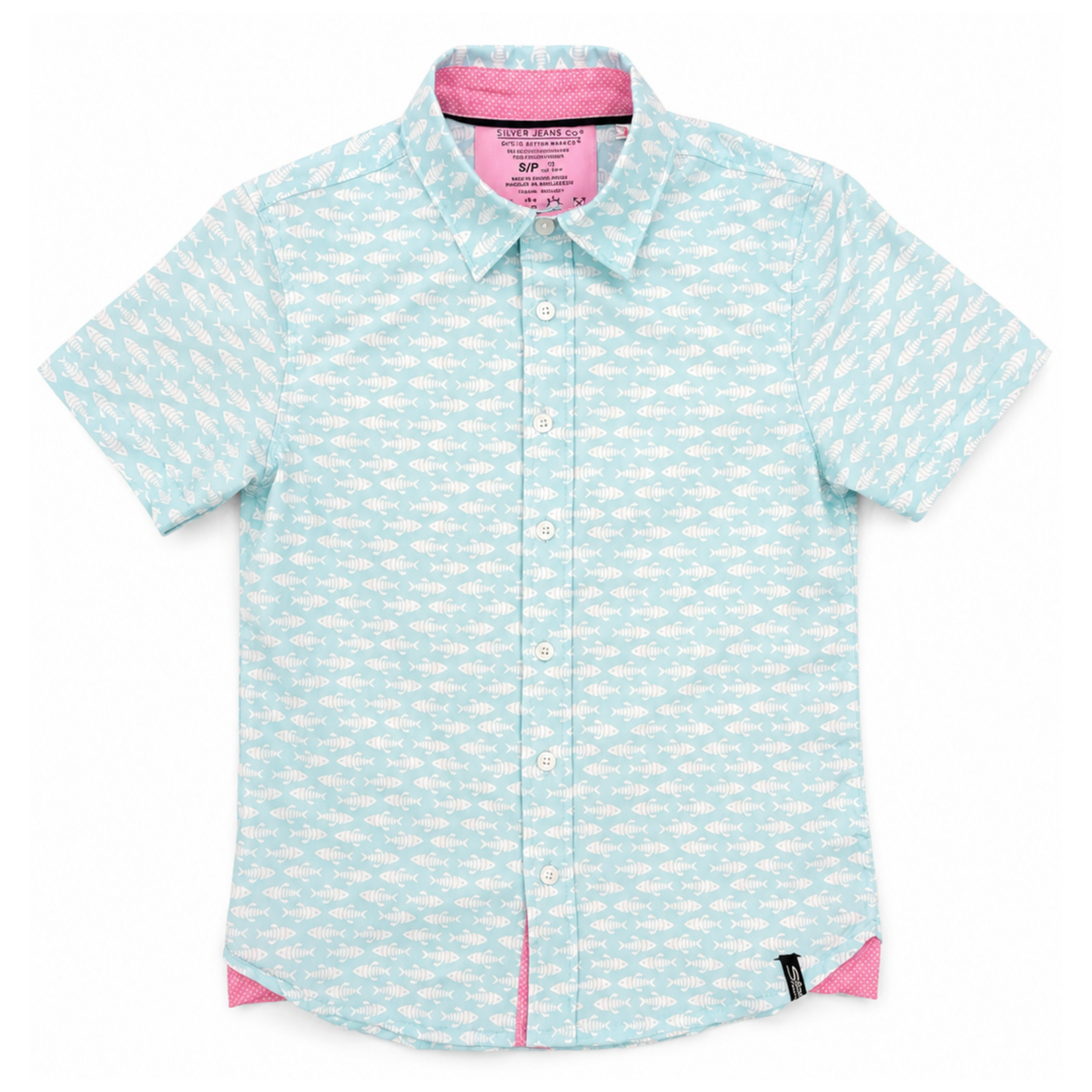 Silver Jeans Silver Jeans - Performance Patterned Fish Shirt