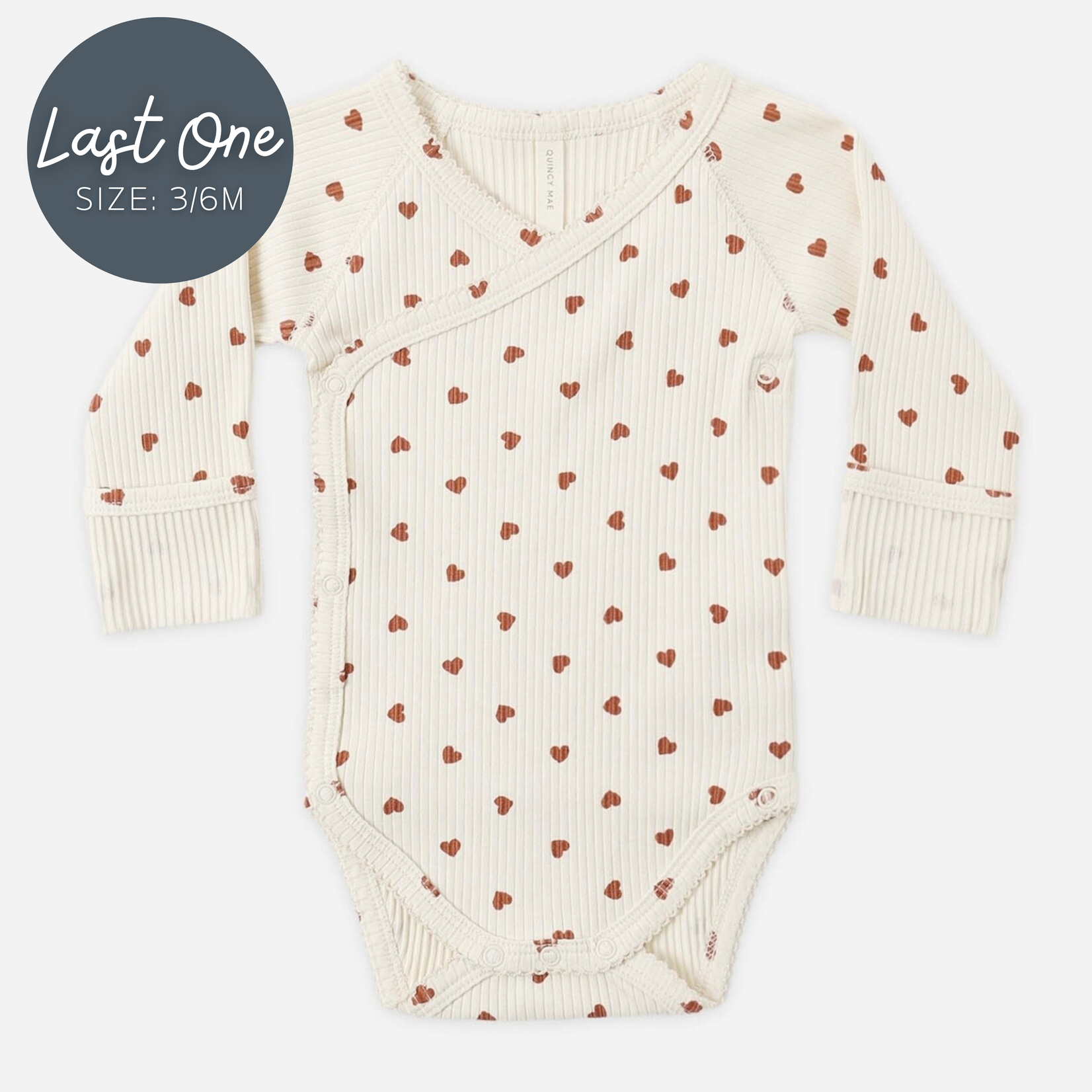 Quincy Mae Quincy Mae - Side Snap Bodysuit