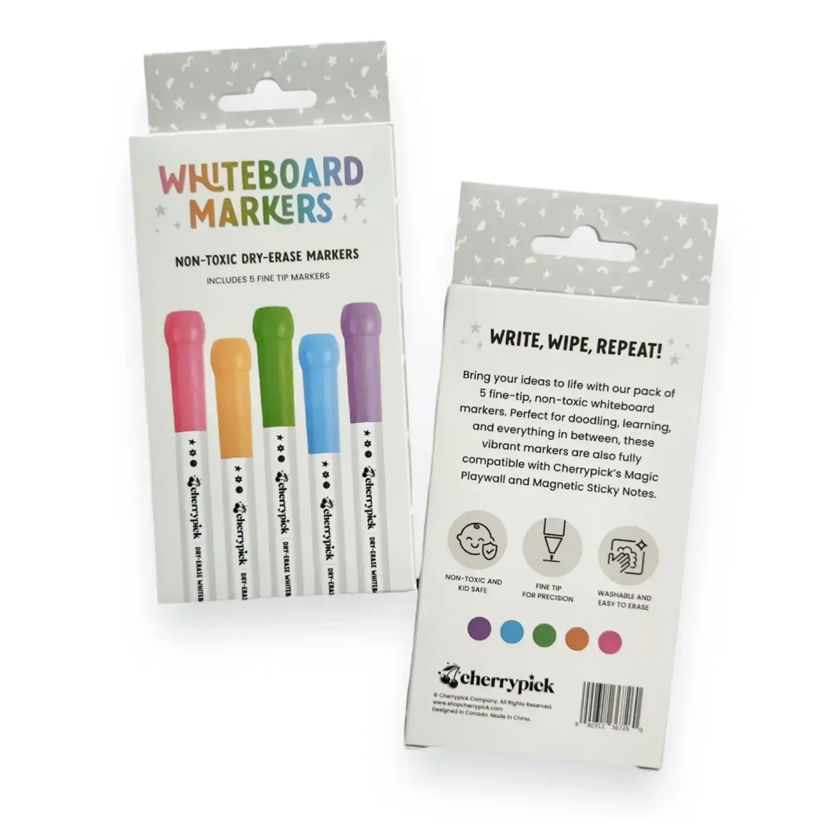 Cherrypick Cherrypick - Whiteboard Dry-Erase Markers (5pc) [PRE-ORDER]